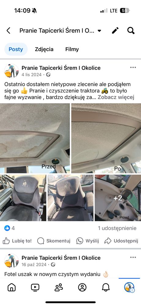 Pranie tapicerki i dywanów