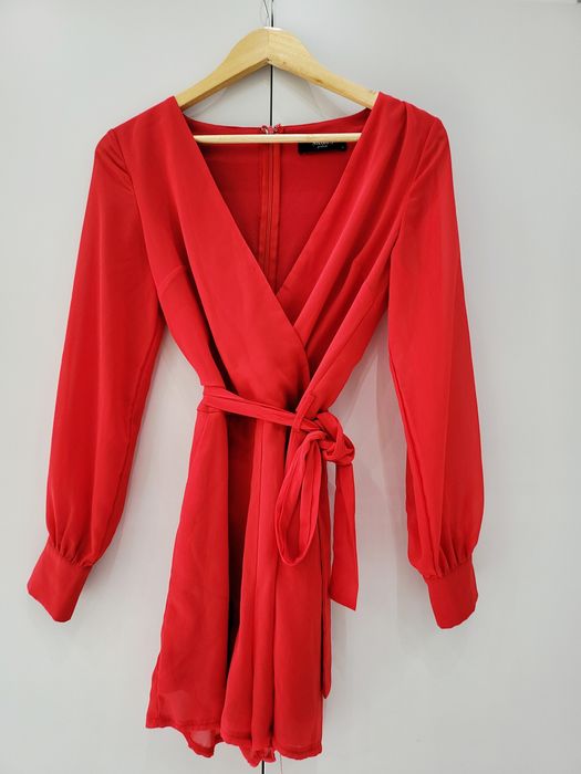 Mega Sexy Czerwony Kombinezon Mgielka Sisters Point rozm S