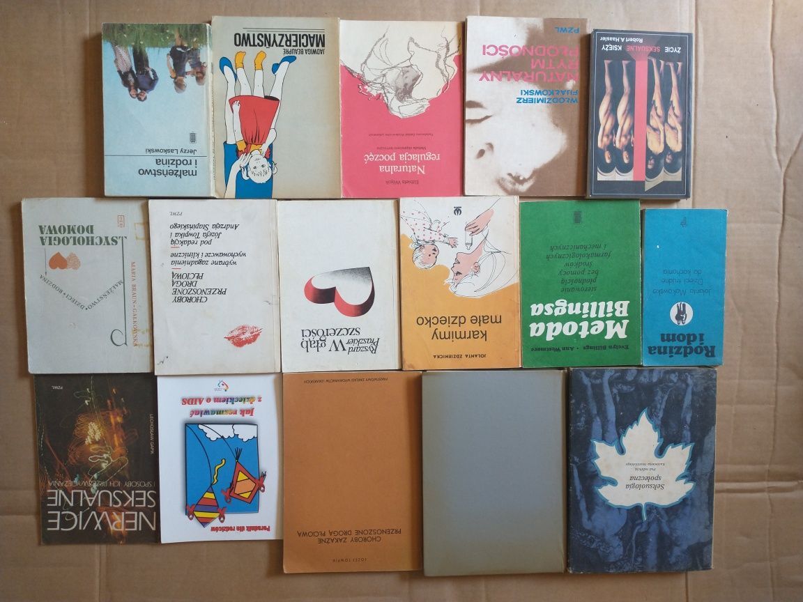 15 książek seksuologia, małżeństwo, macierzyństwo, choroby płciowe