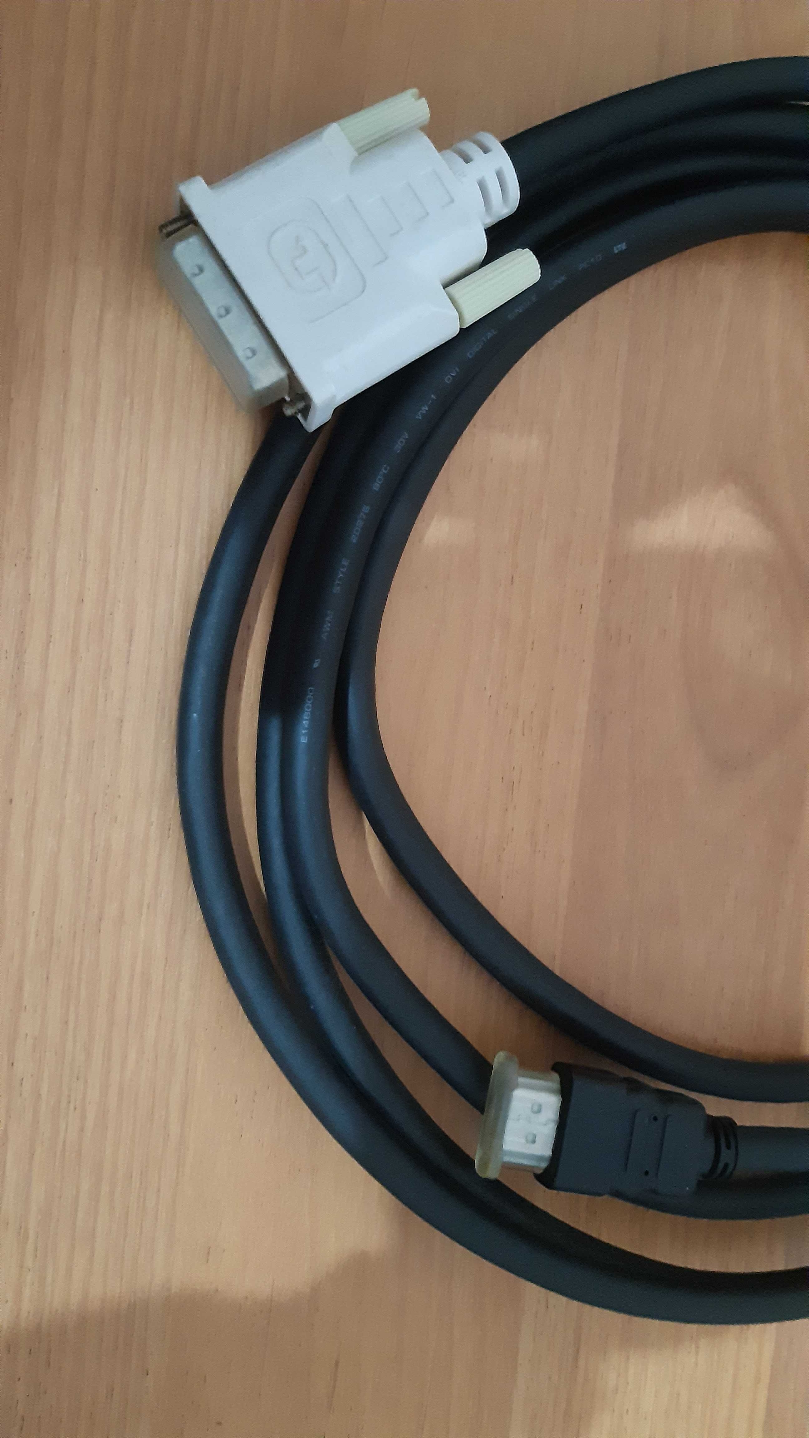 Cabo DVI-D Single Link TO HDMI 3 MTS como novo.