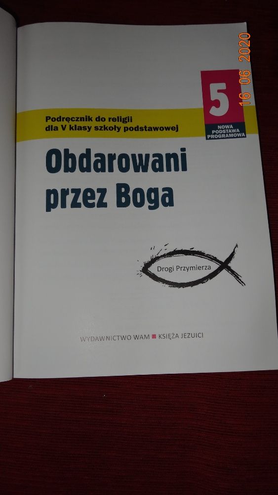 Jak NOWY podręcznik do Religii dla klasy 5 Obdarowani przez Boga