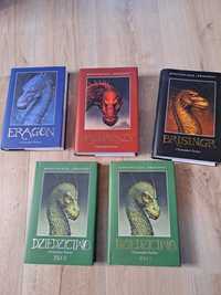 Seria Eragon Christopher Paolini cała nowa Brisingr Najstarszy Dziedzi