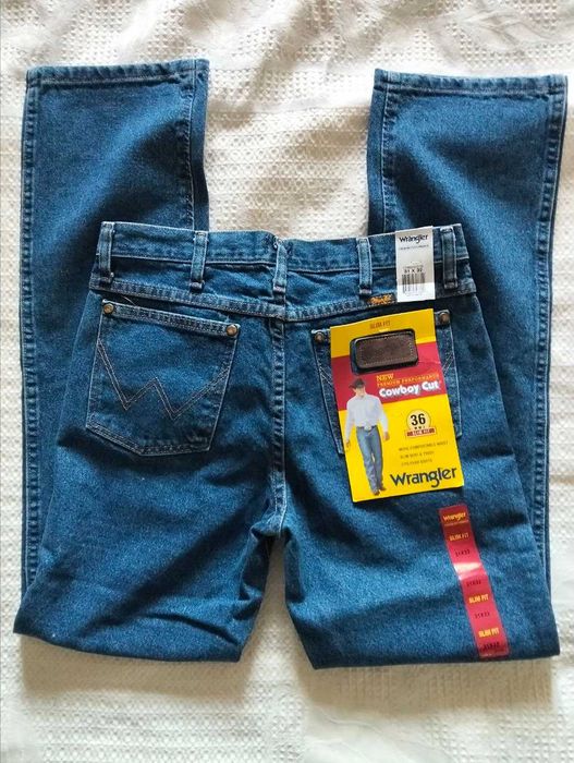 Wrangler 36MWZDS W30L32 Premium Performance Cowboy Cut Slim Fit Jean