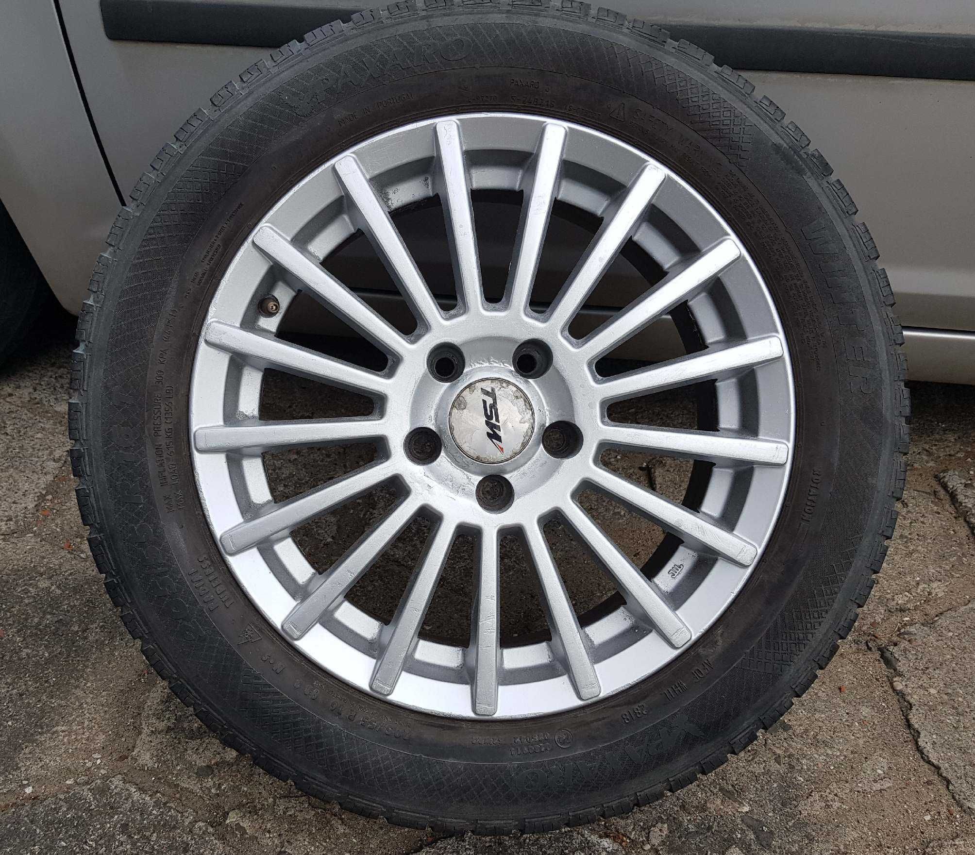 Felga Felgi alu koła Ford 16 5x108  TSW , pojedynczo lub wszystkie 499