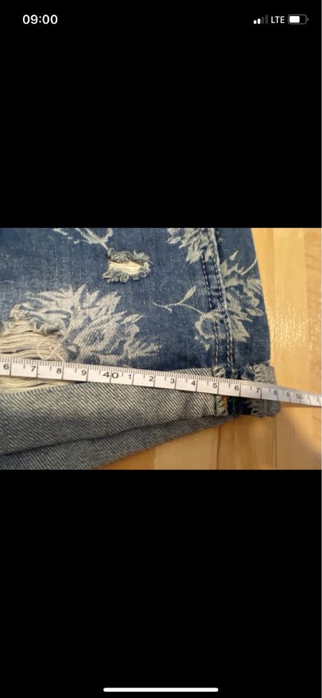 Denim Co 34 / 36 damskie szorty krótkie spodenki jeansowe dżinsowe