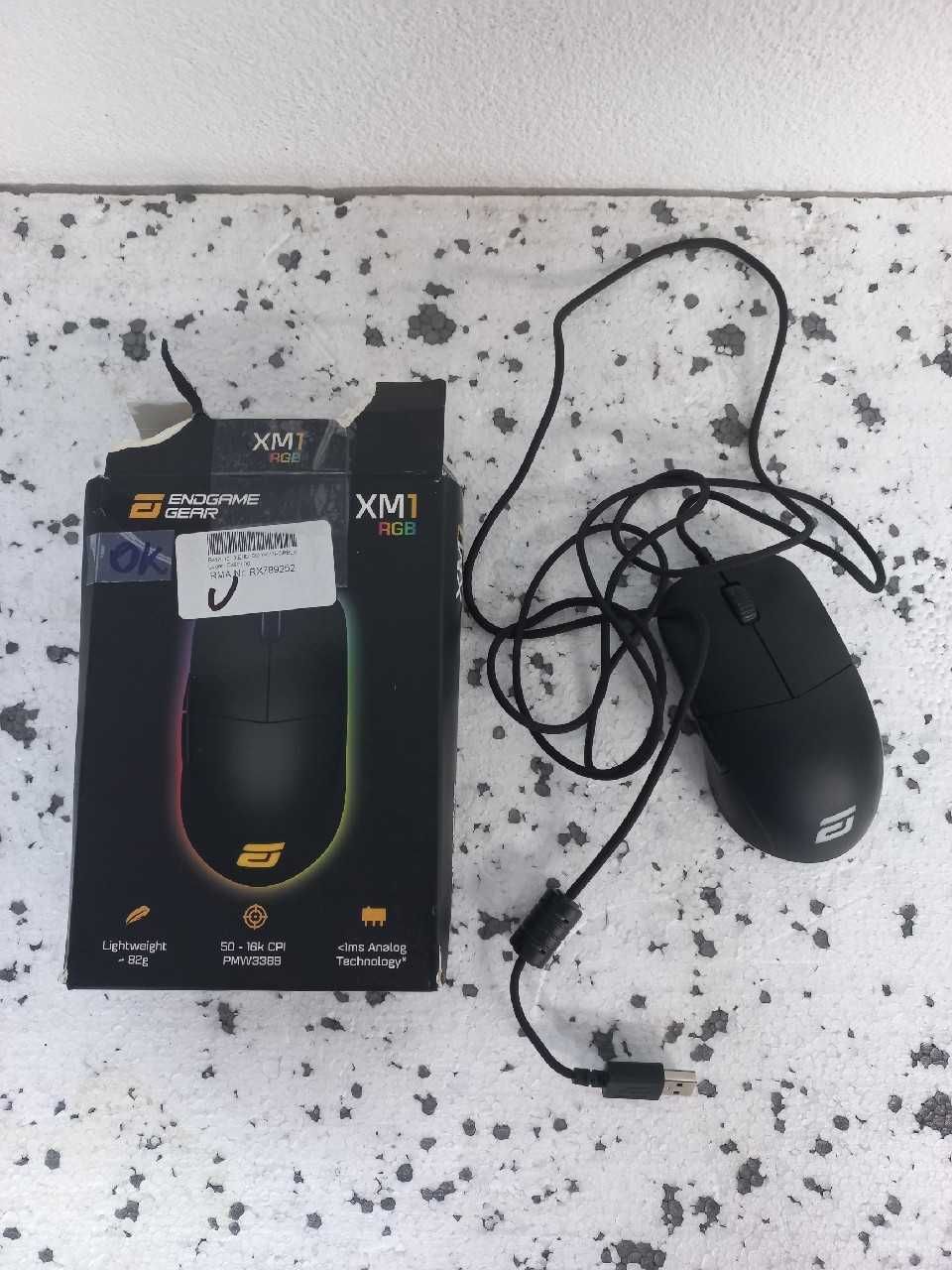 Myszka przewodowa Endgame gear XM1 RGB sensor optyczny