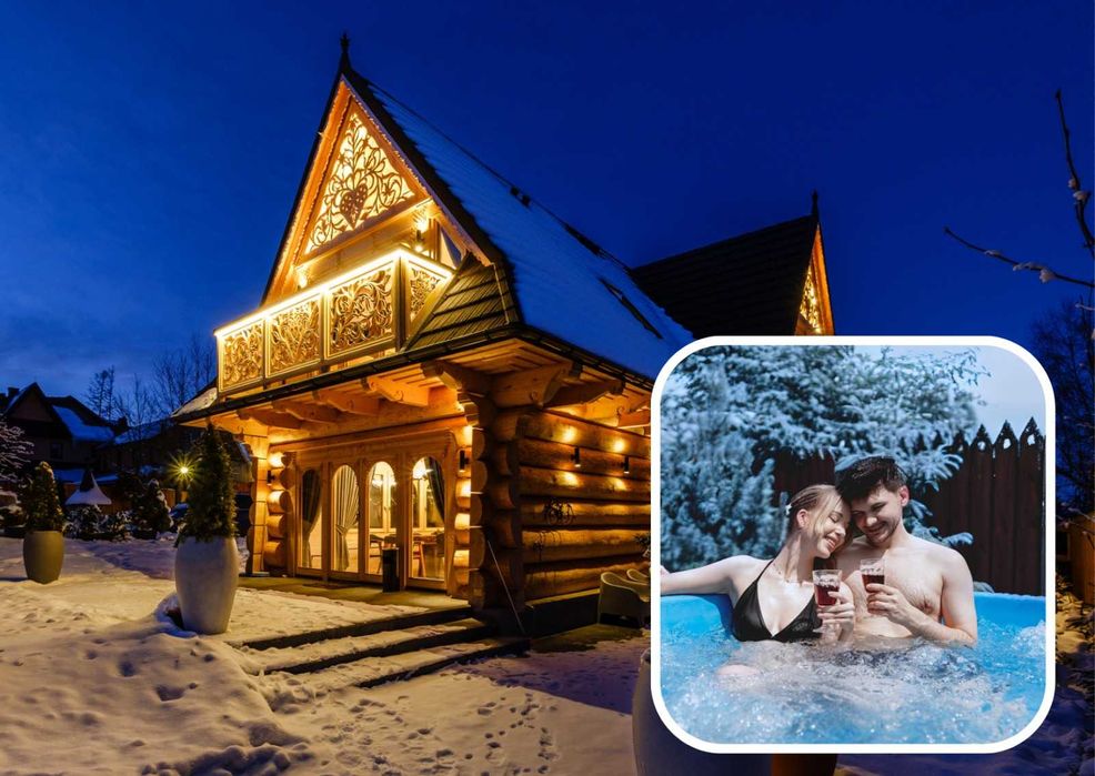 Święta , Sylwester dom, domek Jacuzzi 6-20 osób Zakopane min. 5 nocy