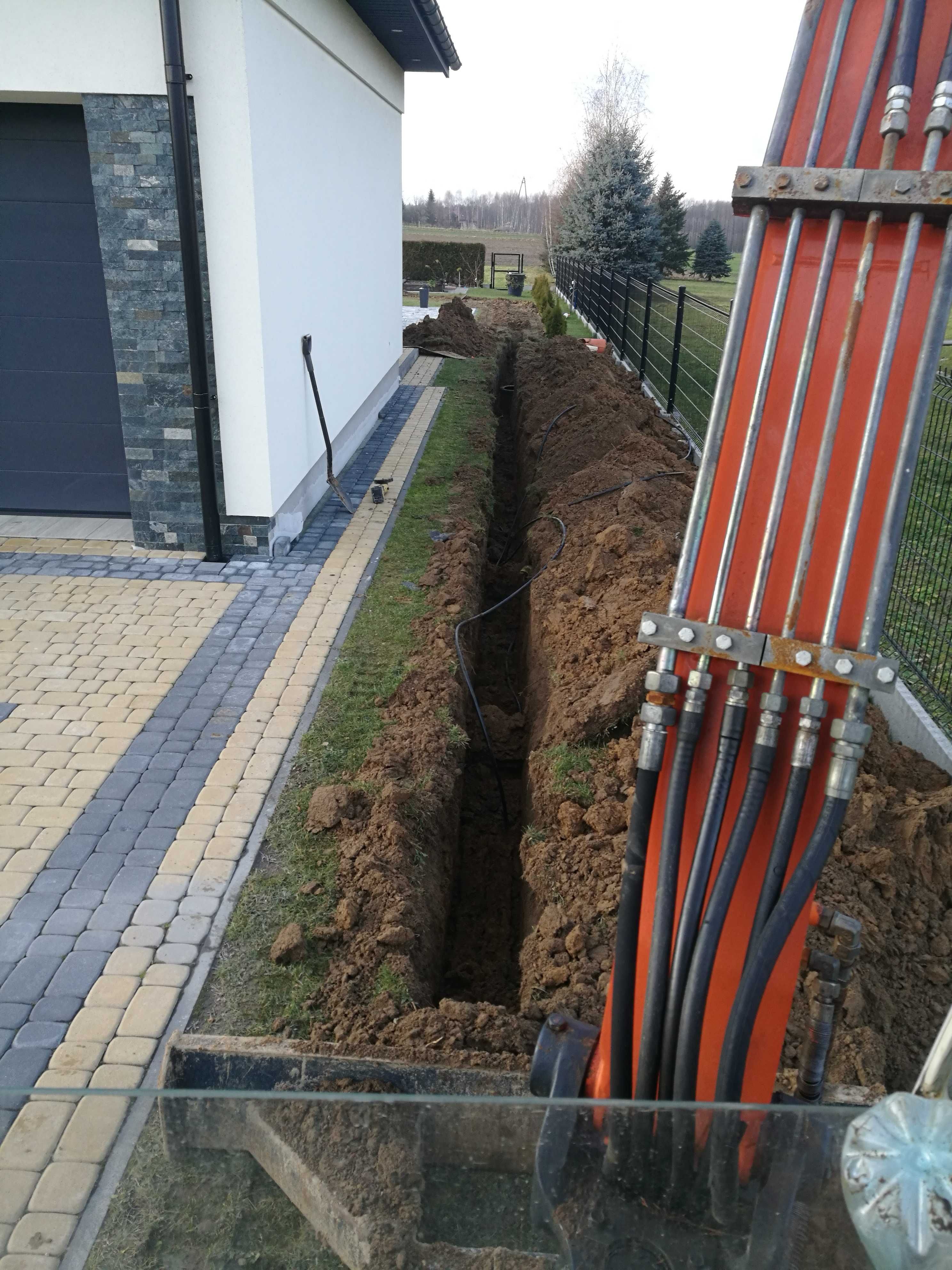Usługi minikoparką 2,8 tony