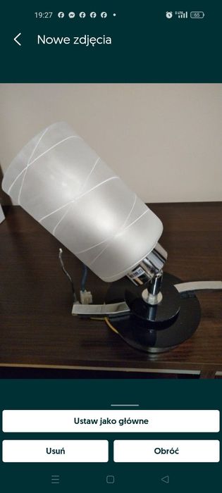 Kinkiet lampa ozdobny