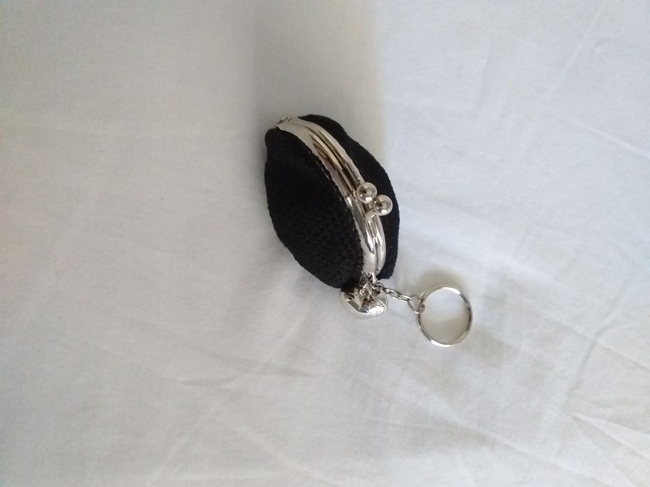 Carteira p/moedas em crochê