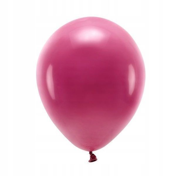 balony biodegradowalne mocne bordowe pastelowe na urodziny 26cm 100szt
