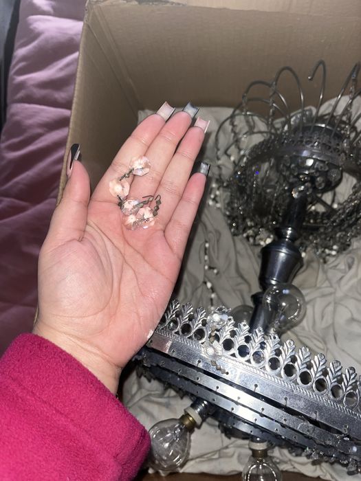 Lustre de Cristal Cromado Elegante e Moderno