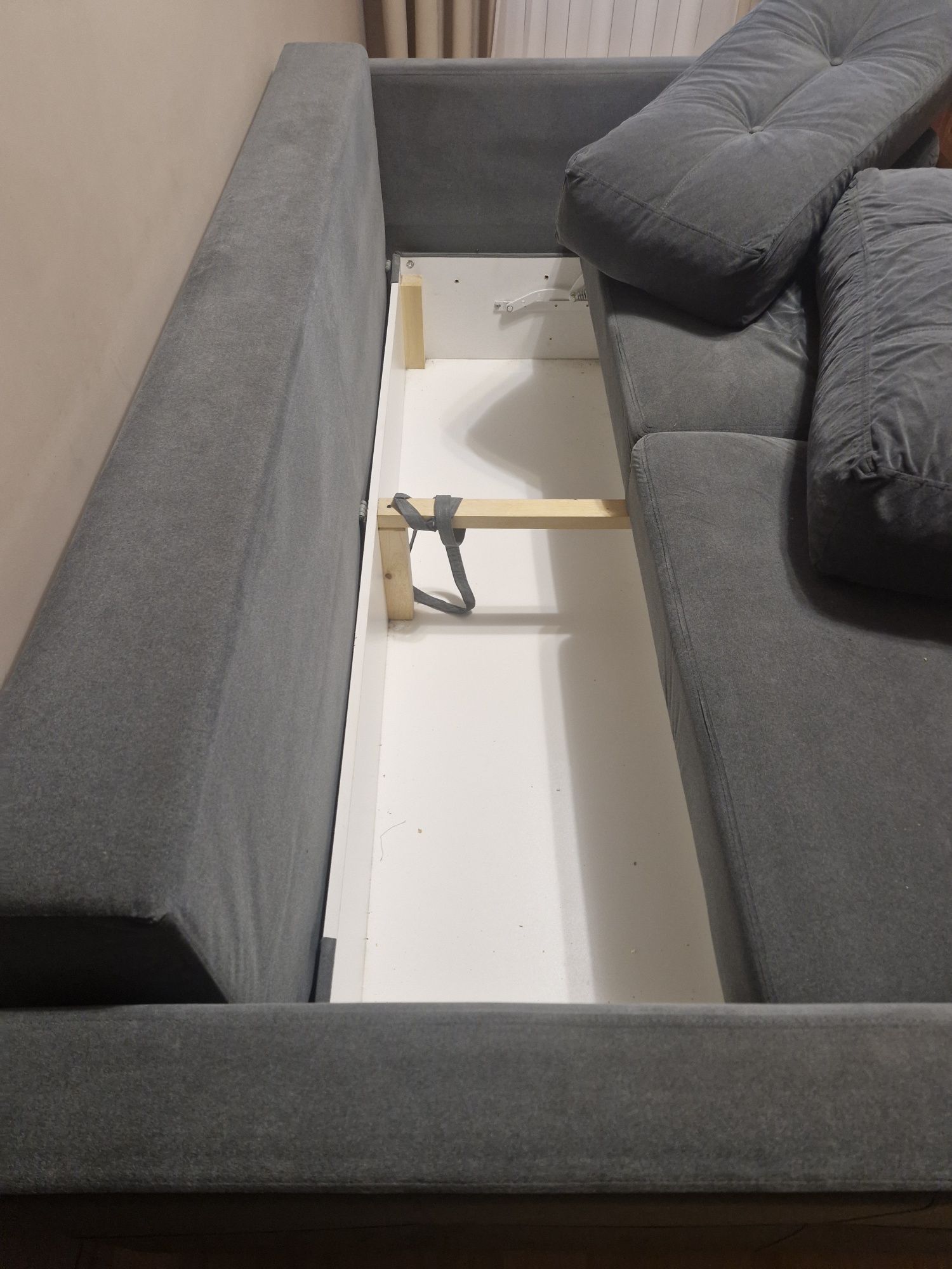 Sofa szara 3 osobowa funkcja spania