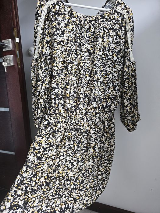 Nowa Sukienka Garcia XL 14 XXL 16 wiskoza wiosenna Sukienka z rękawem