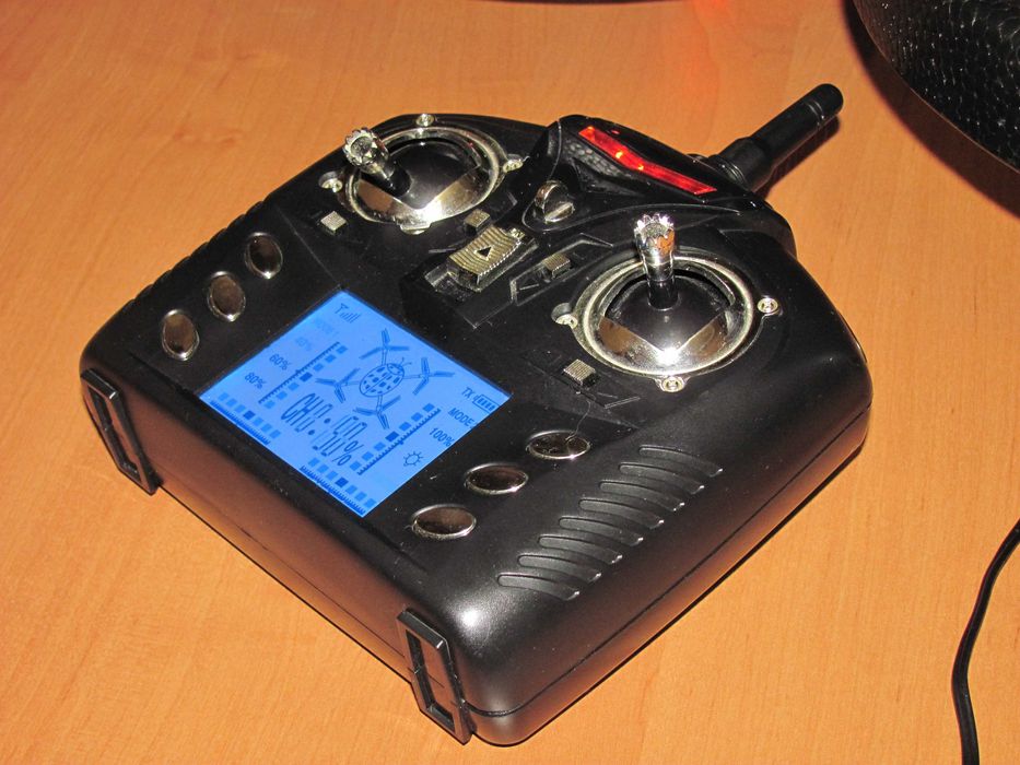 Квадрокоптер большой дрон Cyclone с пультом и зарядкой