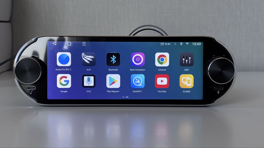 1din універсальна android магнитола.4/64,8 ядер,QLED дисплей,4G