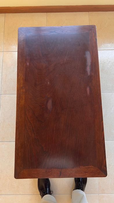 Mesa de Centro Baixa em Madeira Sólida - Estilo Oriental/Chinês