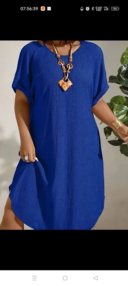 Sukienka z rękawami plus size 5xl