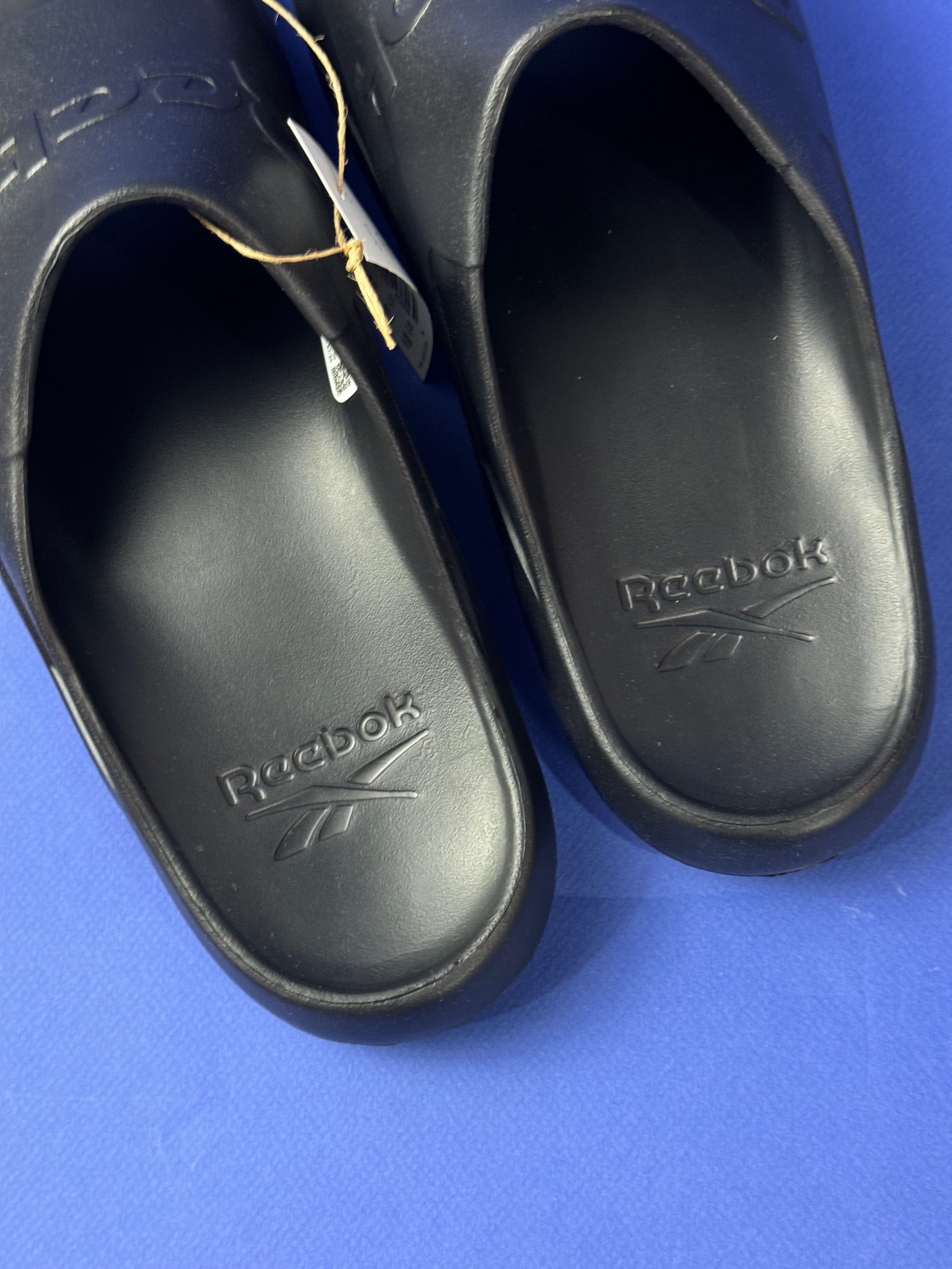 Чоловічі чорні шльопки тапки Reebok Clean Slide 44.5 і 46 розмір