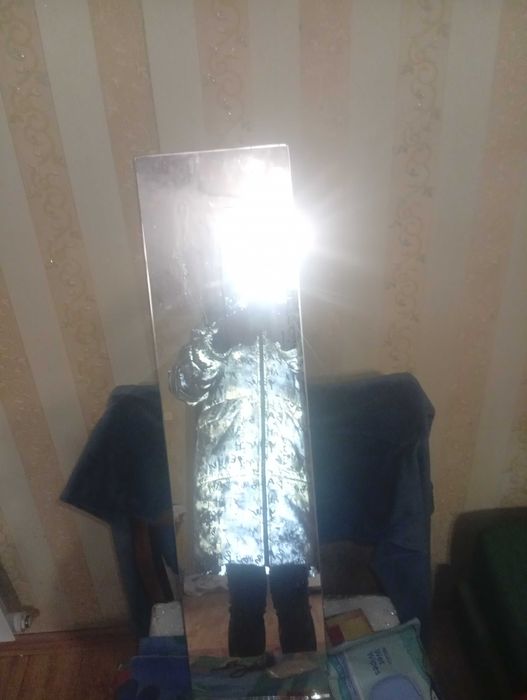 Зимний пуховик светоотражающий р. 42