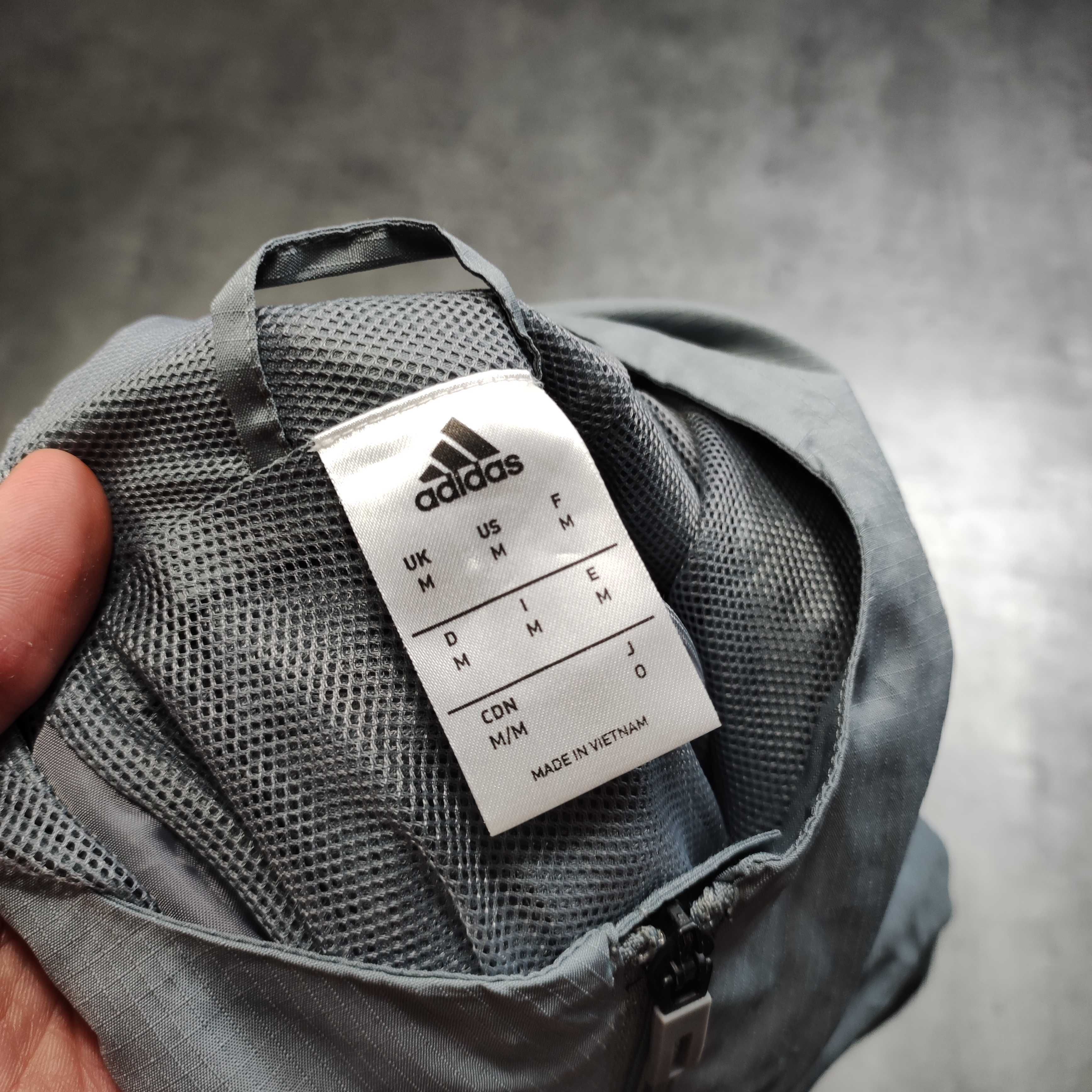 MĘSKA Kurtka PREMIUM Sportowa Wiatrówka Manchester United Adidas Logo