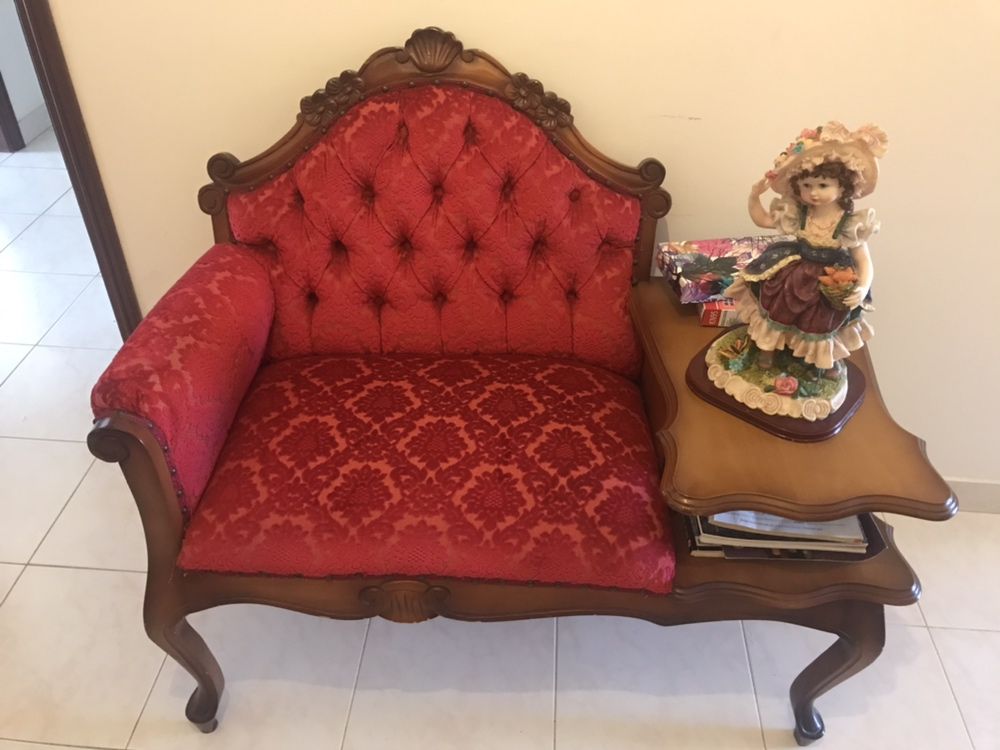 Conjunto 3 sofas vintage