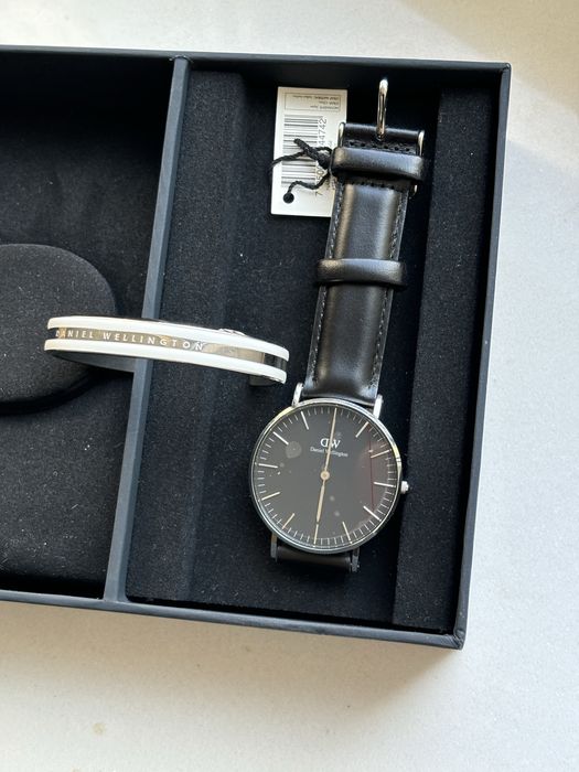 Zestaw zegatek i branzoleta Daniel Wellington