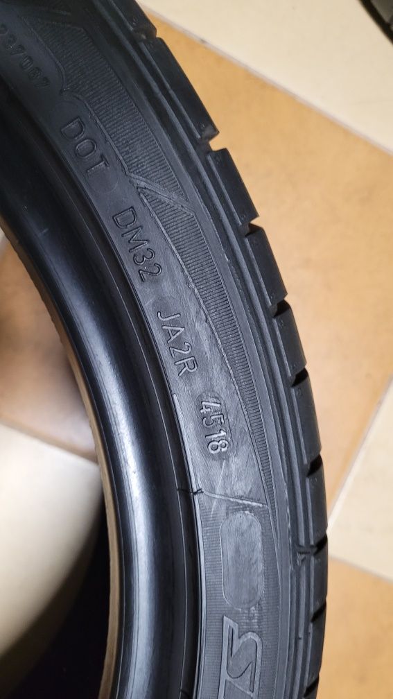 Para opony letnie Dunlop 255/35 19R 6,8mm 2018rok