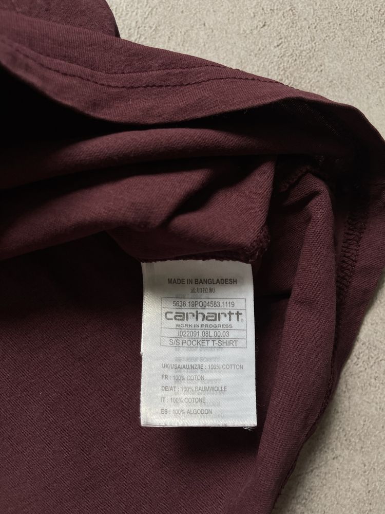 Мужская футболка Carhartt WIP pocket размер XL