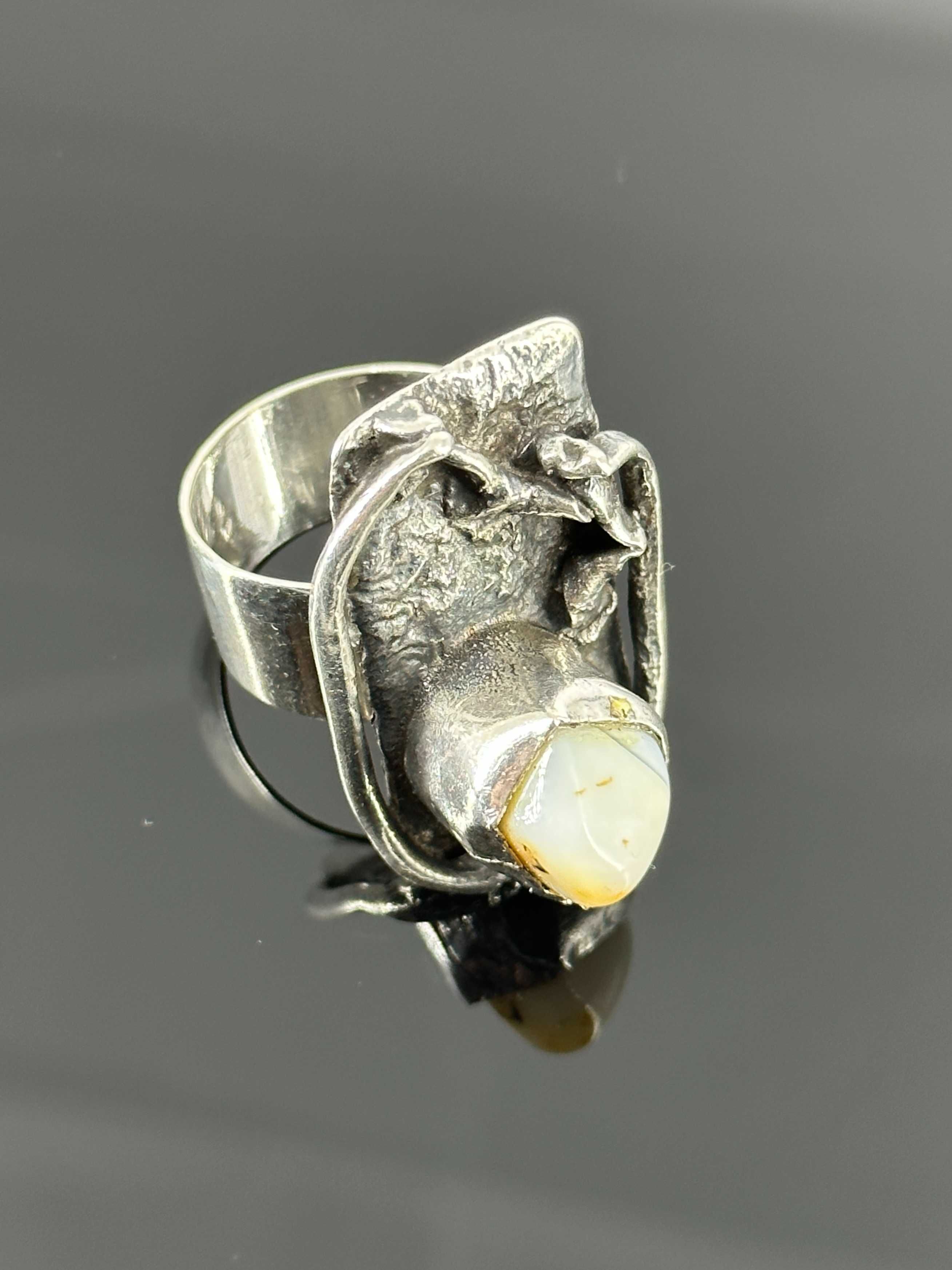 Srebro - Srebrny wielki pierścień Artystyczny