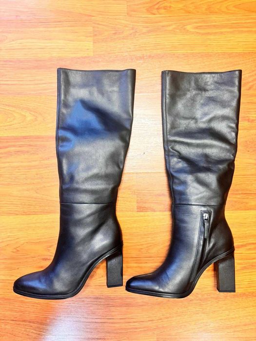 kozaki skórzane ZARA