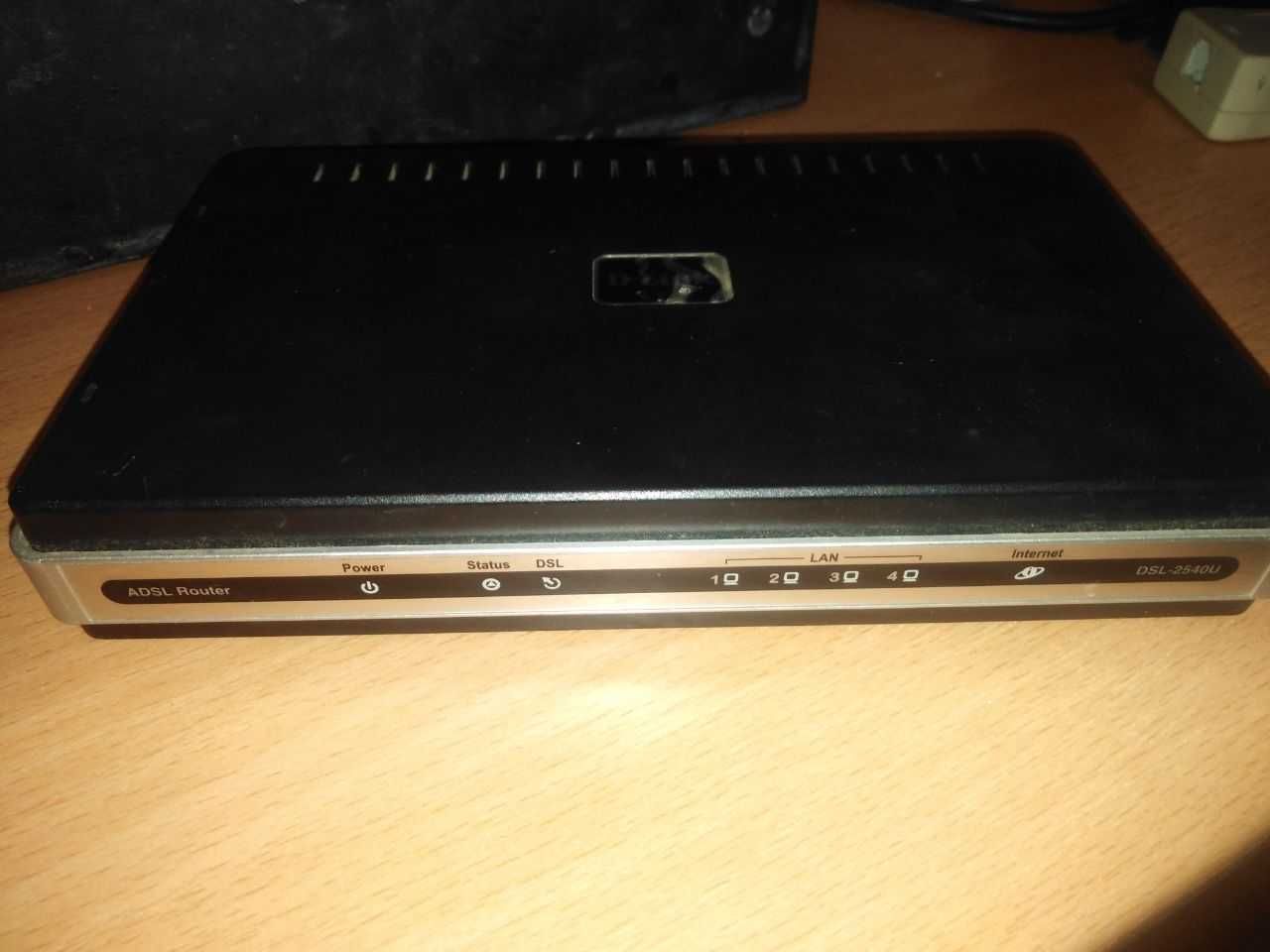 ADSL набор - роутер провода коммутация и тд