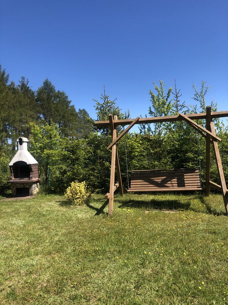 Domek nad jeziorem Chrztowo  Kościerzyna na Kaszubach jezioro Kaszuby