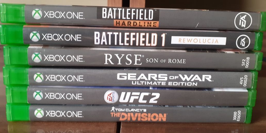 XBOX ONE: 6 gier - Gry na X-Box: Battlefield, UFC 2, Tom Clancy