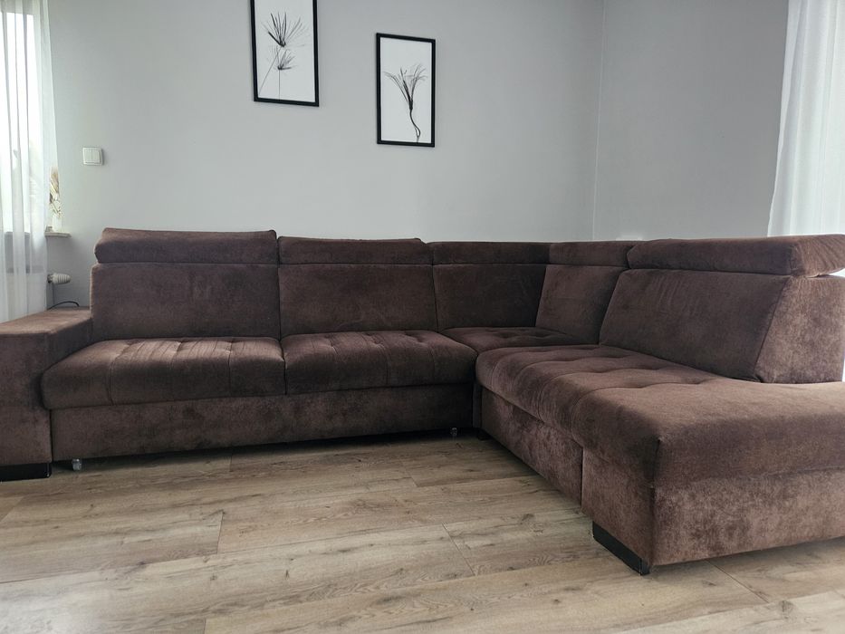 Narożnik kolor brązowy