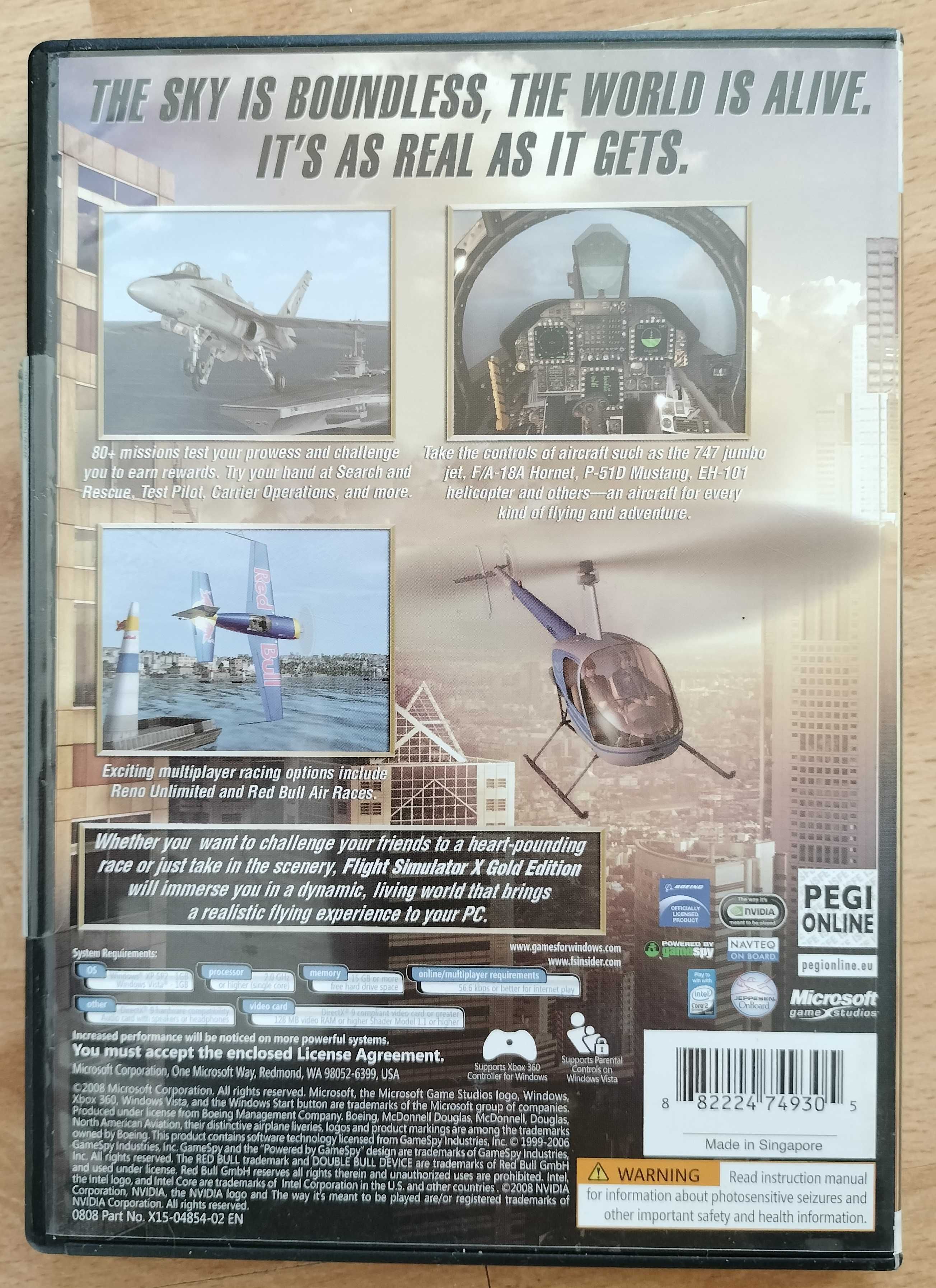 Flight Simulator X Gold Edition Eng ( Deluxe + Acceleration Pack )