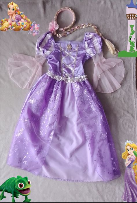 Przebranie Roszpunka 7, 8 lat