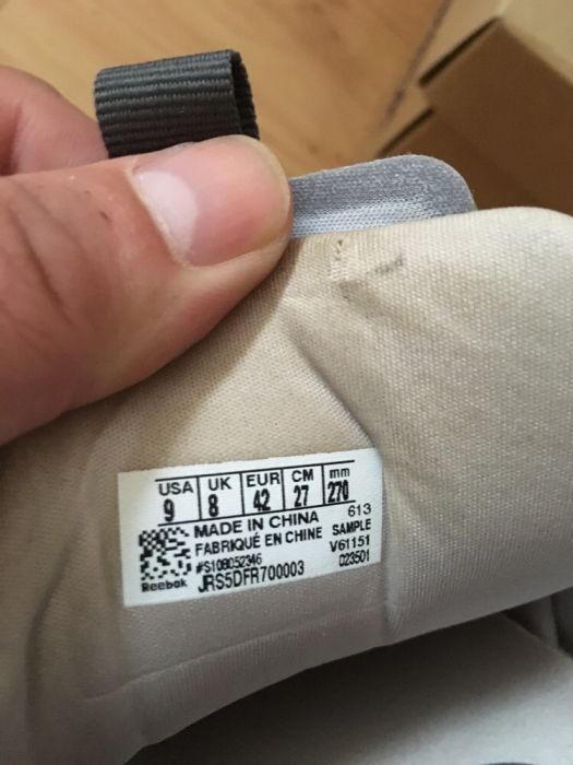 Reebok Instapump Fury x Garbstore Sample 42