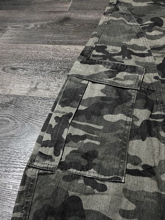 Camo baggy jeans | Камуфляжні широкі джинси y2k sk8 opium type rap rep