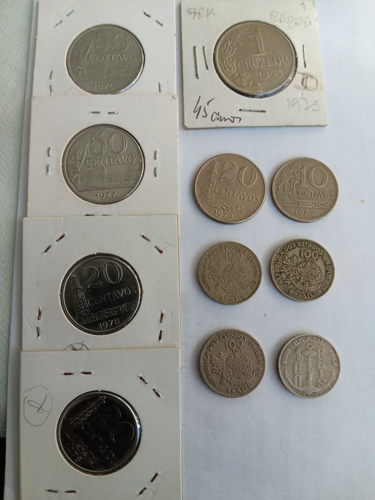 11 moedas do Brasil,datas 1901,1937e outras