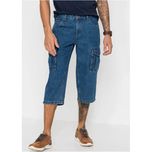 jeansowe spodnie bermudy bojówki regular fit 46