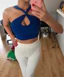 Crop top bluzeczka prążek