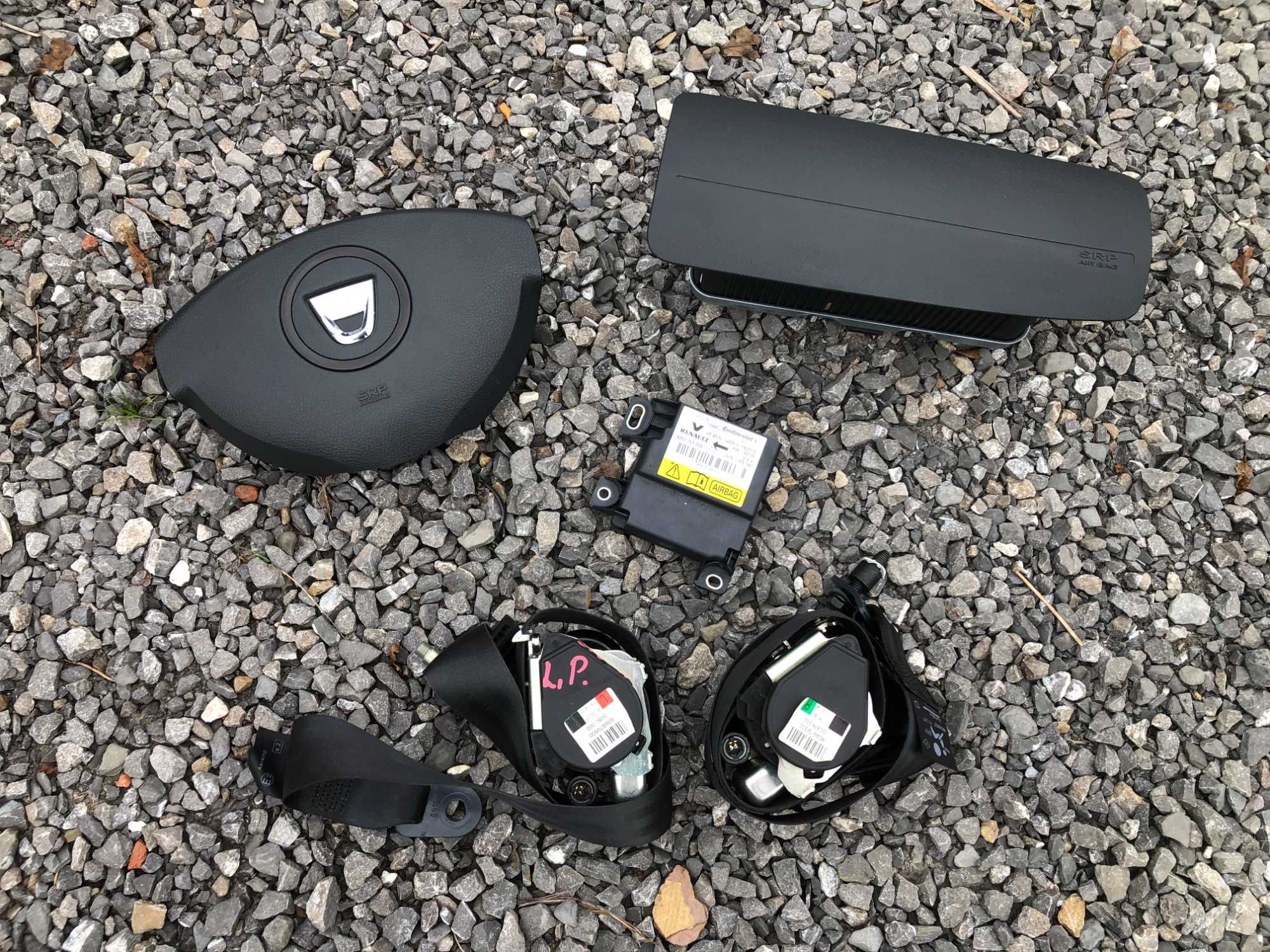 Poduszka airbag kierowcy pasażera pasy sensor Dacia Duster I Europa