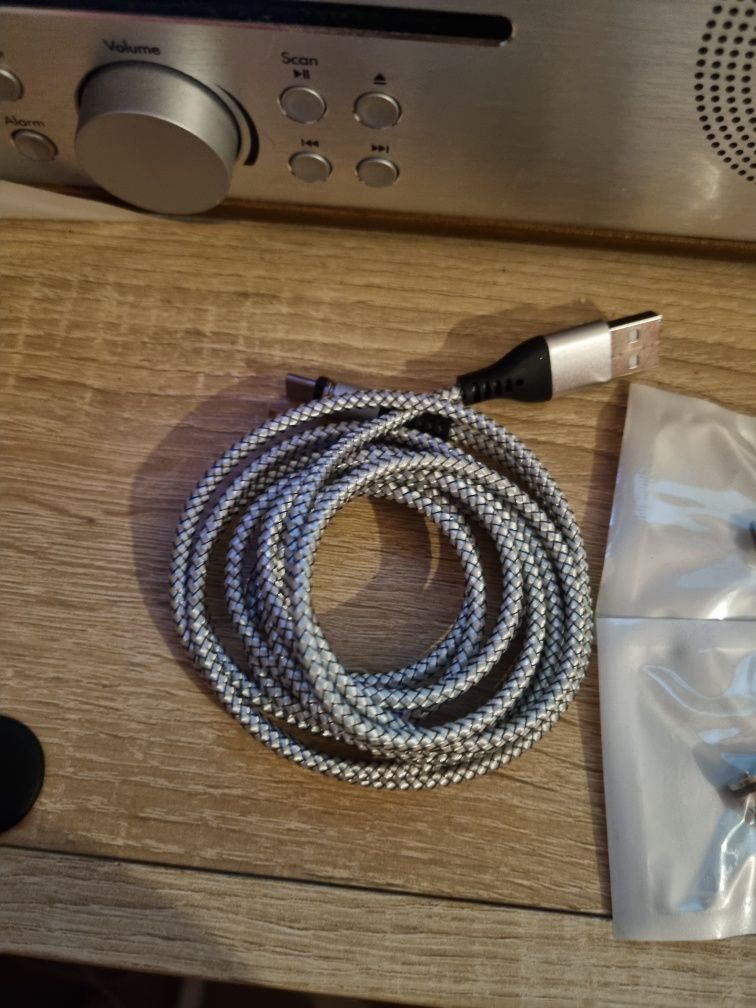 Kabel magnetyczny 2metry tupu C i micro