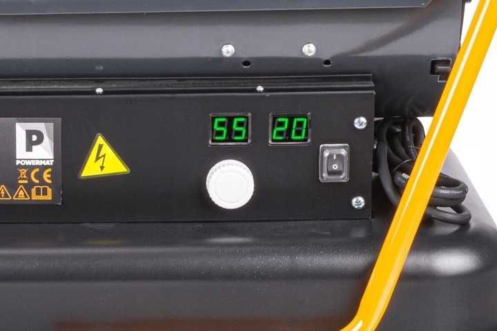 Nagrzewnica Olejowa 40 KW Z KOMINEM Spalinowa Dmuchawa + TERMOSTAT LCD