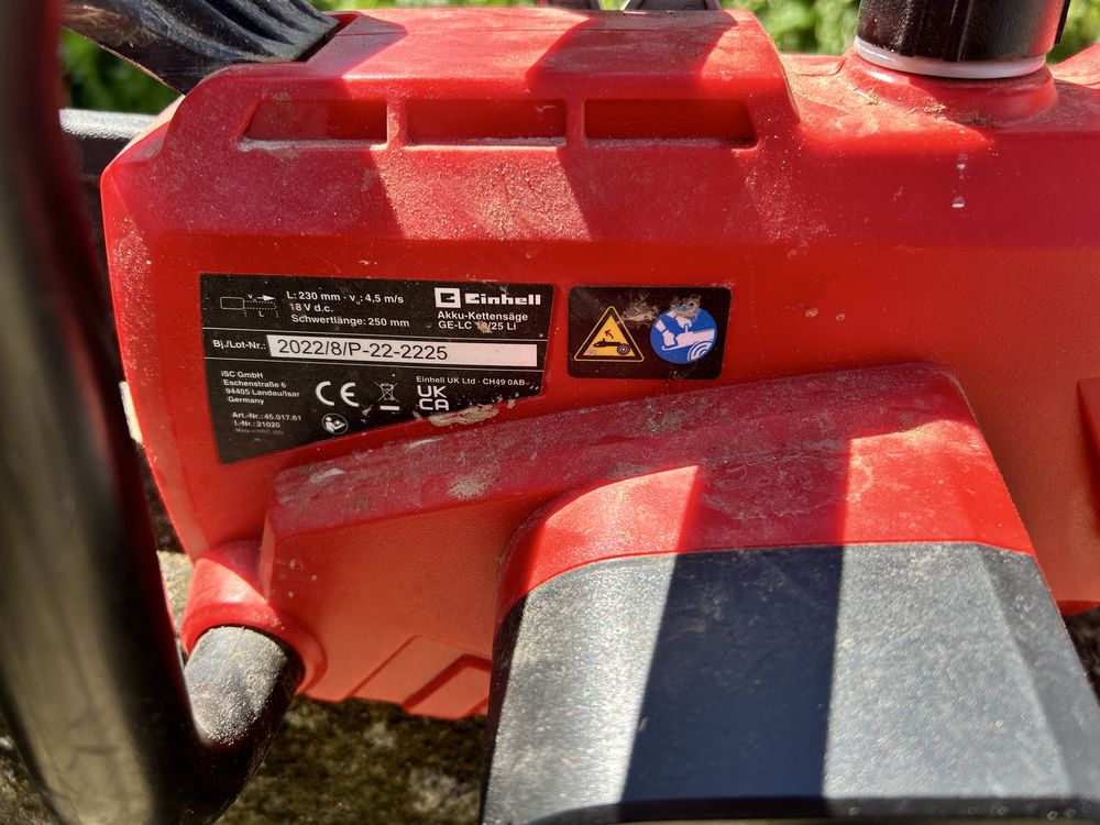 Motosserra bateria einhell 18V