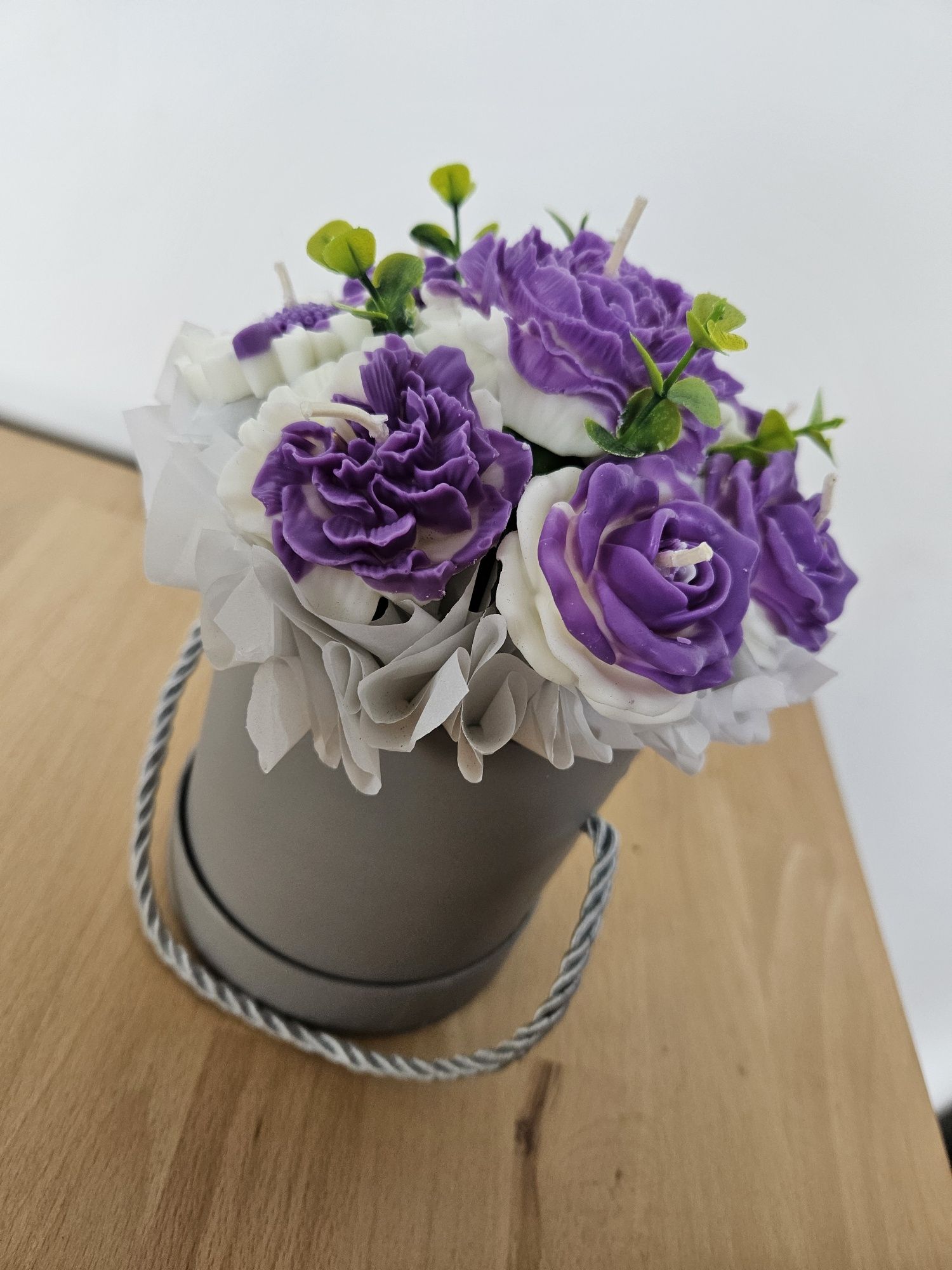 Flowerbox ze swiec sojowych