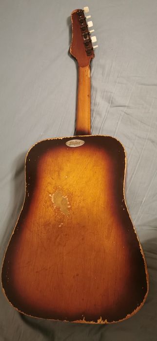 Gitara elektroakustyczna Defil Trubadur 4/4 + dodatki