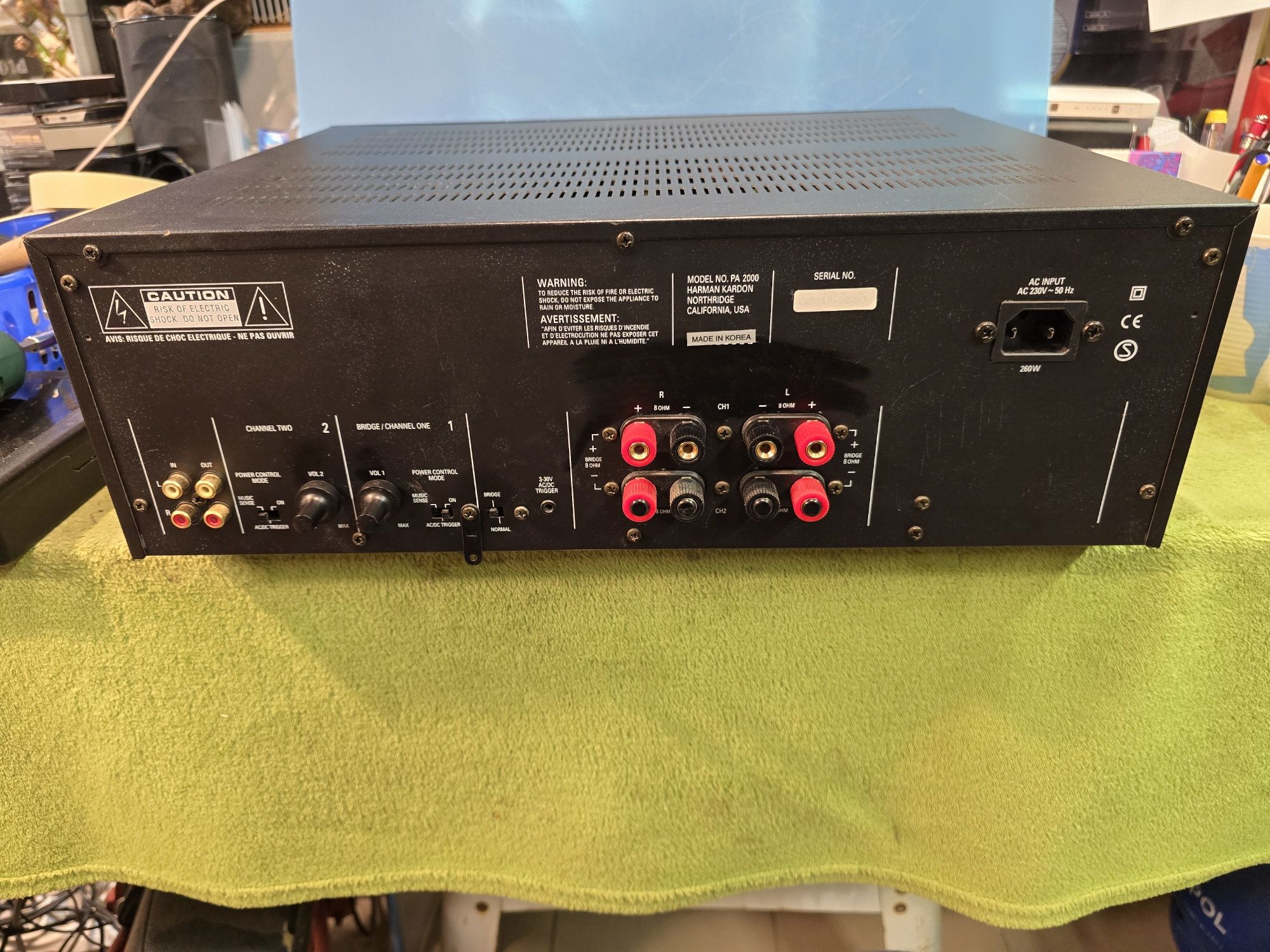 HARMAN KARDON PA 2000 wzmacniacz, końcówka mocy, vintage.