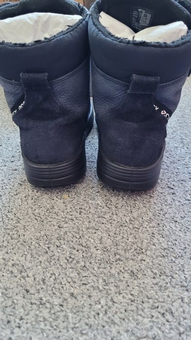 Зимние ботинки Ecco из натурального нубука,  мембрана Gortex